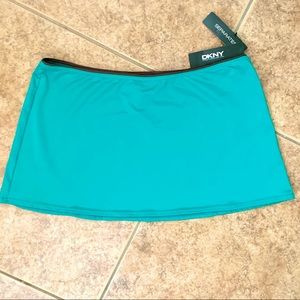 NWT DONNA KARAN swim skirt bikini swimsuit coverup